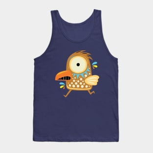 Stressed Alien Chuck Chicken Tank Top